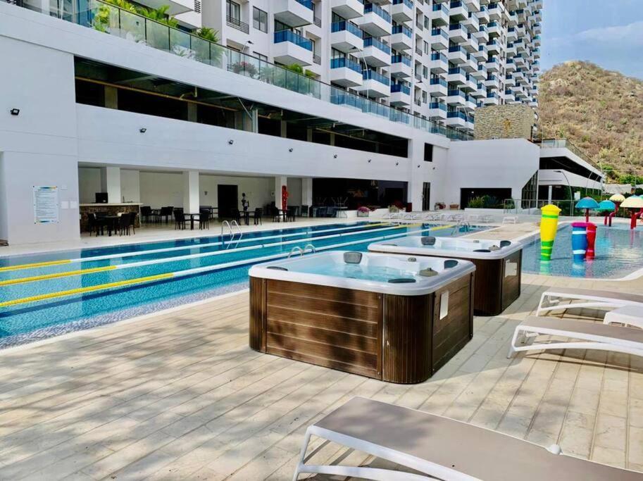 Samaria Club De Playa By Santa Marta Playa Resort, Preciosos Apartamentos En El Sector Exclusivo De Pozos Colorados Dış mekan fotoğraf