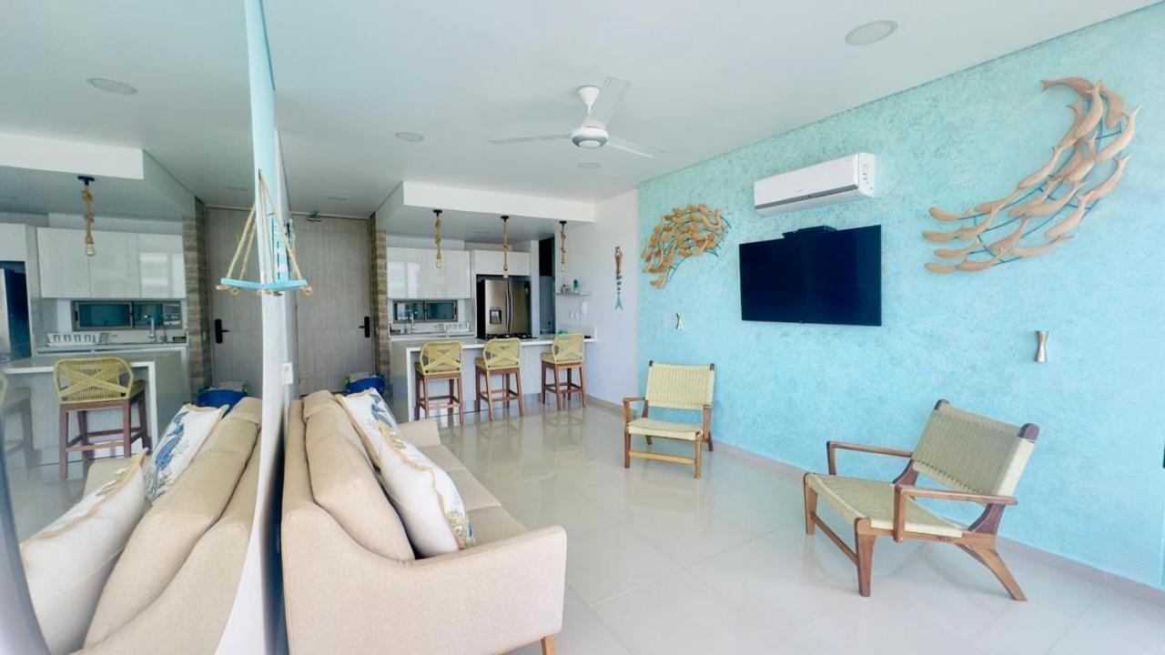 Samaria Club De Playa By Santa Marta Playa Resort, Preciosos Apartamentos En El Sector Exclusivo De Pozos Colorados Oda fotoğraf